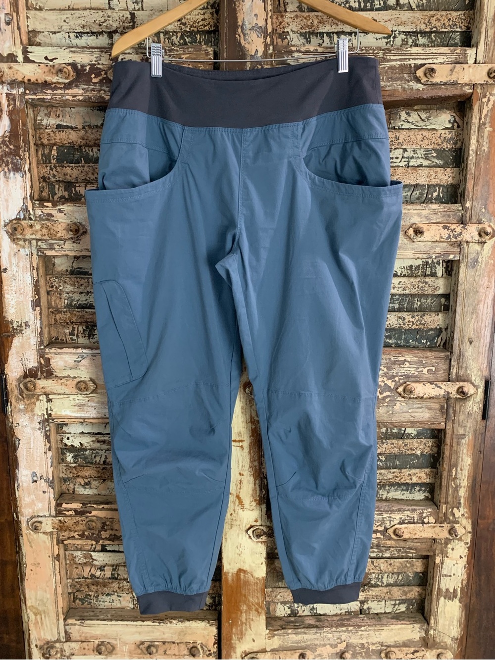 prAna Kanab Hiking Climbing Jogger Pants, Nickel, Outdoor, Gorpcore, Women’s XL